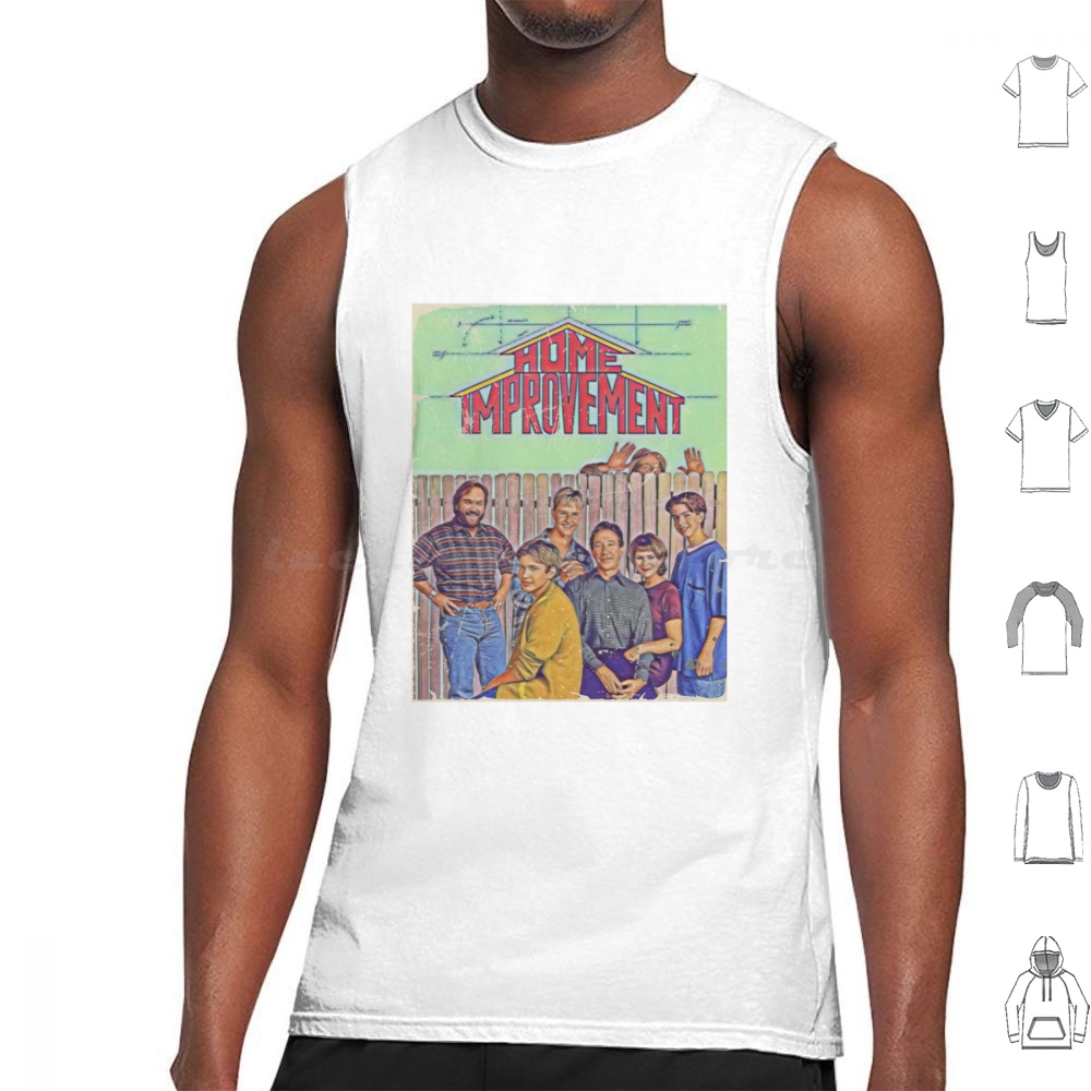Home Improvement With Tim Allen - เสื้อกล้ามแฟนอาร์ตโฮมอินพรูว์เมนท์ เสื้อกล้ามไม่มีแขน โฮมอินพรูว์เมนท์ ทิม อัลเลน คลาสสิค