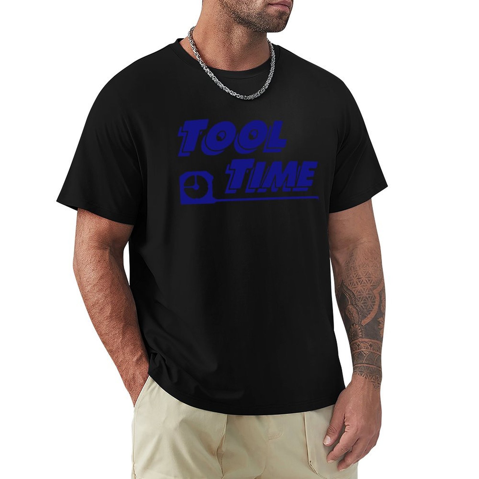 Home Improvement Man - โลโก้ Tool Time - เสื้อยืดสำหรับงานปรับปรุงบ้าน ไซส์ใหญ่