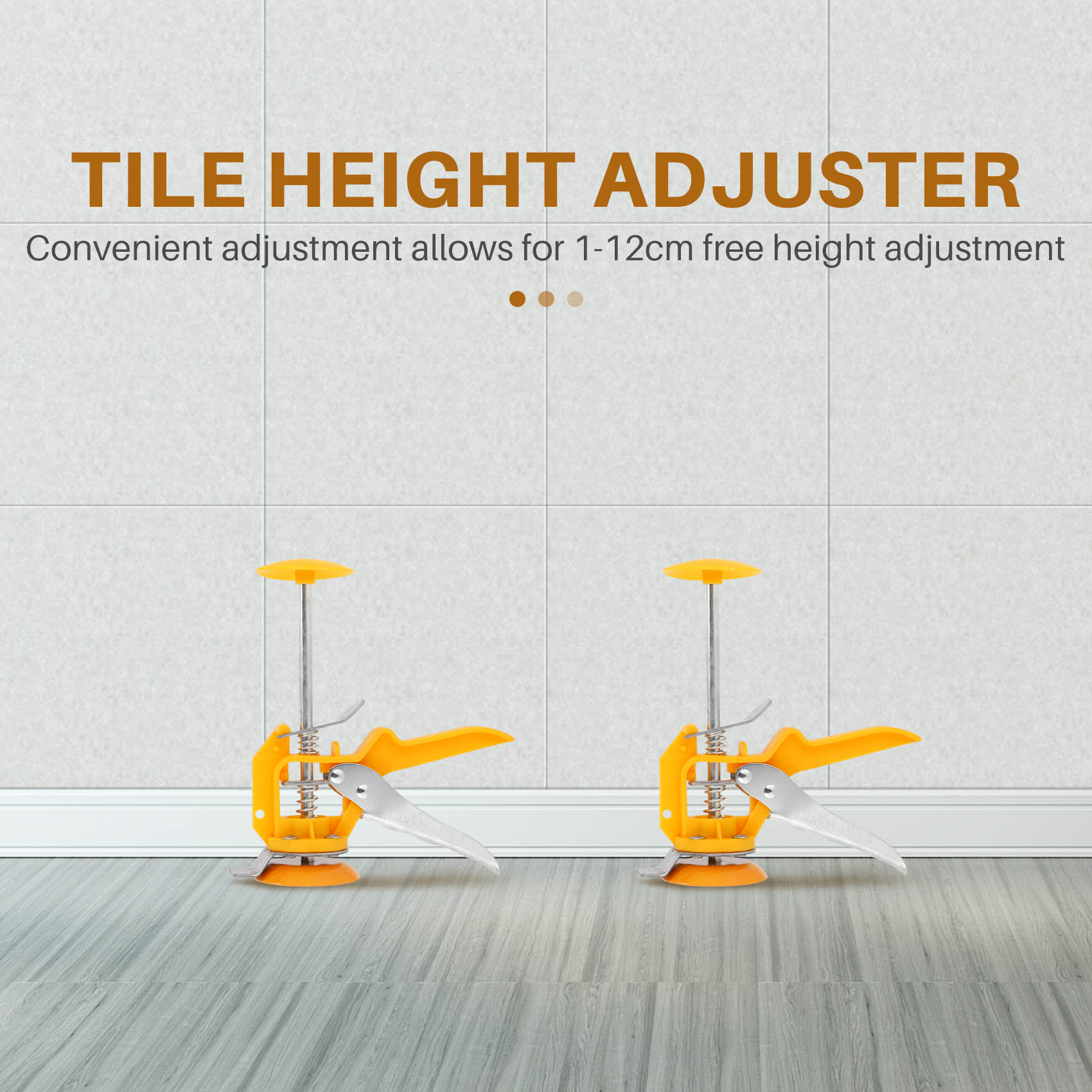 Tile Leveling Clip - A89X 2 ชิ้นระบบปรับระดับกระเบื้อง Leveler กระเบื้องปู Locator