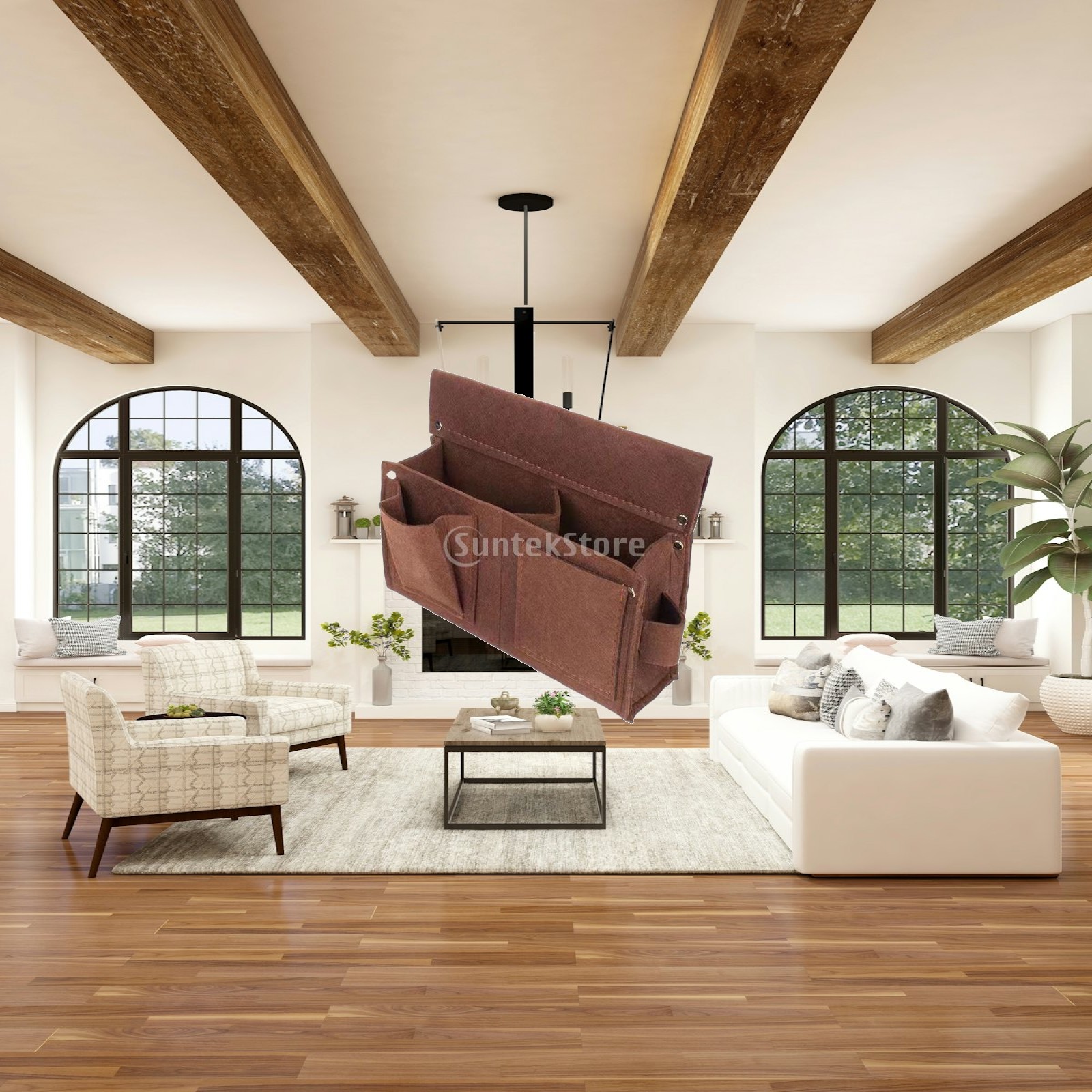 Home Improvement Jobs - กระเป๋าใส่เครื่องมือขนาดเล็กแบบผ้าหนา พร้อมสายคาดเอว สำหรับงาน DIY งานปรับปรุงบ้านและงานอื่นๆ