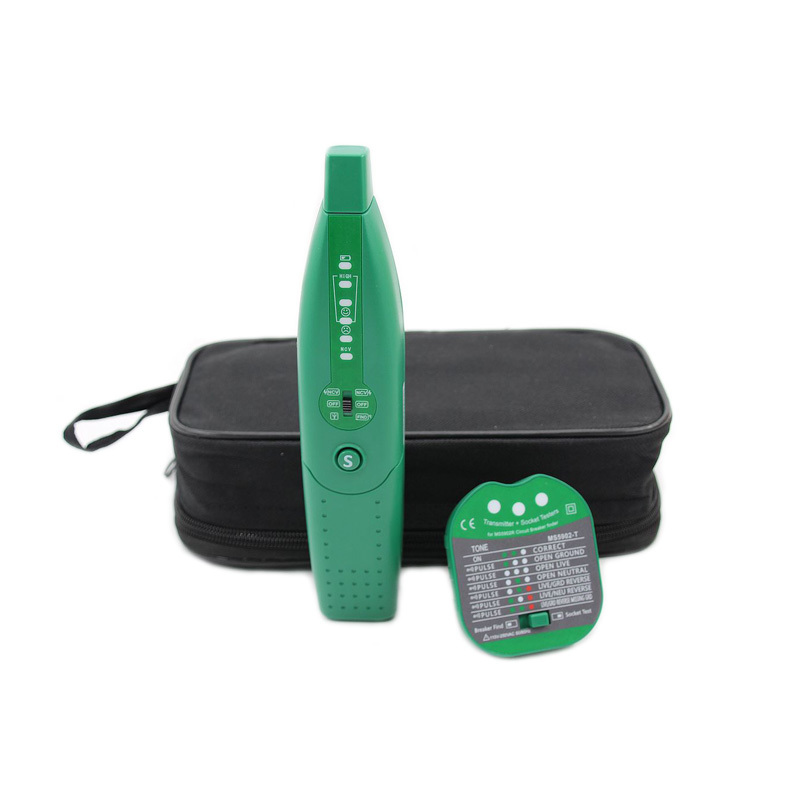 Circuit Breaker Finder - MS5902 อัตโนมัติมัลติฟังก์ชั่น Circuit Breaker Finder ฟิวส์เครื่องทดสอบซ็อกเก็ตแบบอะนาล็อกตัวรับสัญญาณและไฟฉาย
