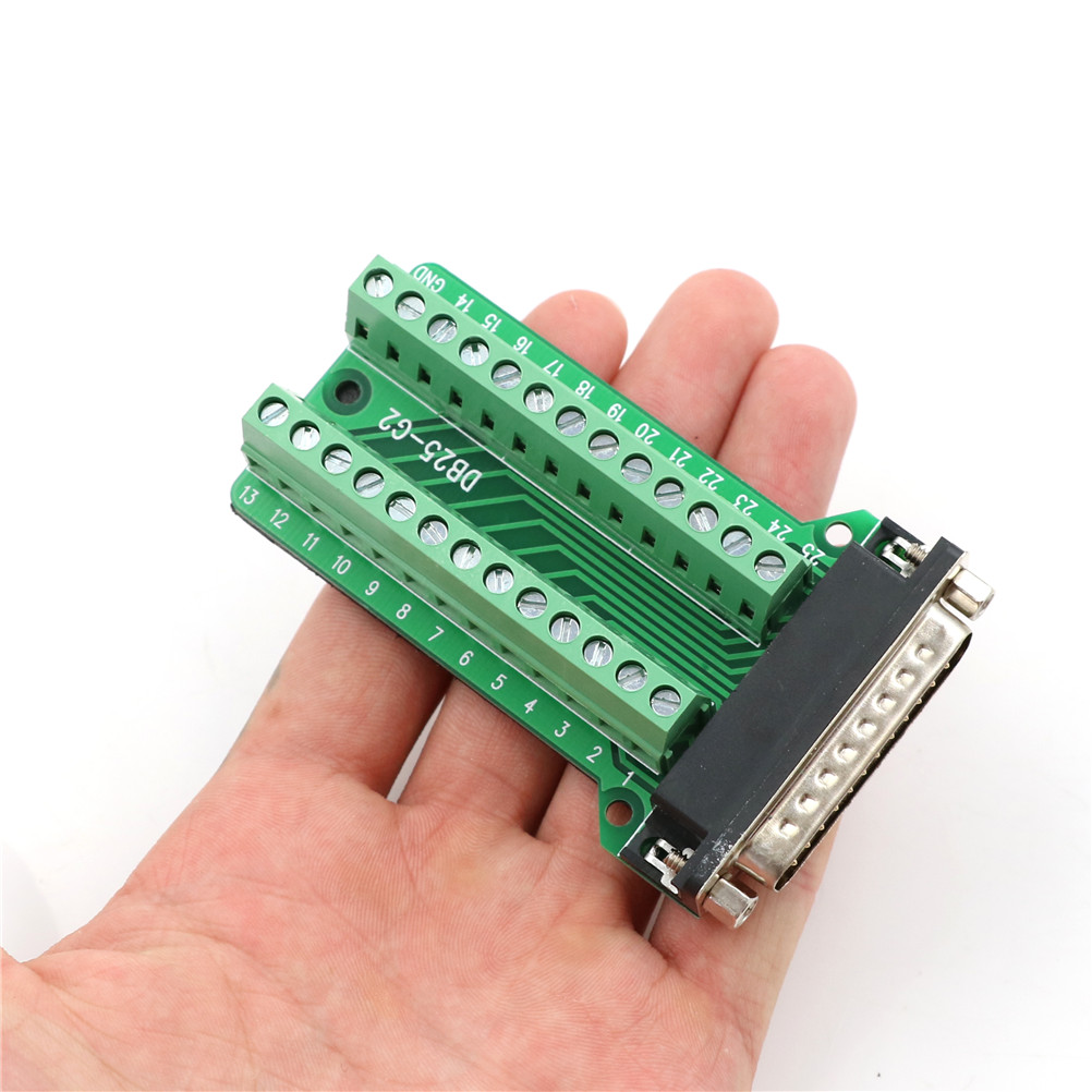 Home Improvement Retail - 1ชิ้น DB25ปลั๊กเสียบ25Pin ตัวผู้แผงวงจร PCB 2แถวขั้วต่ออุปกรณ์เสริมเพื่อการปรับปรุงบ้าน
