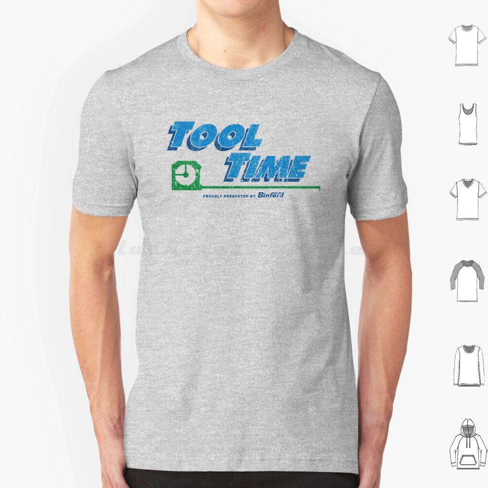 Home Improvement Man - เสื้อยืด Tool Time ผ้าฝ้าย สำหรับผู้ชายและผู้หญิง พิมพ์ลาย