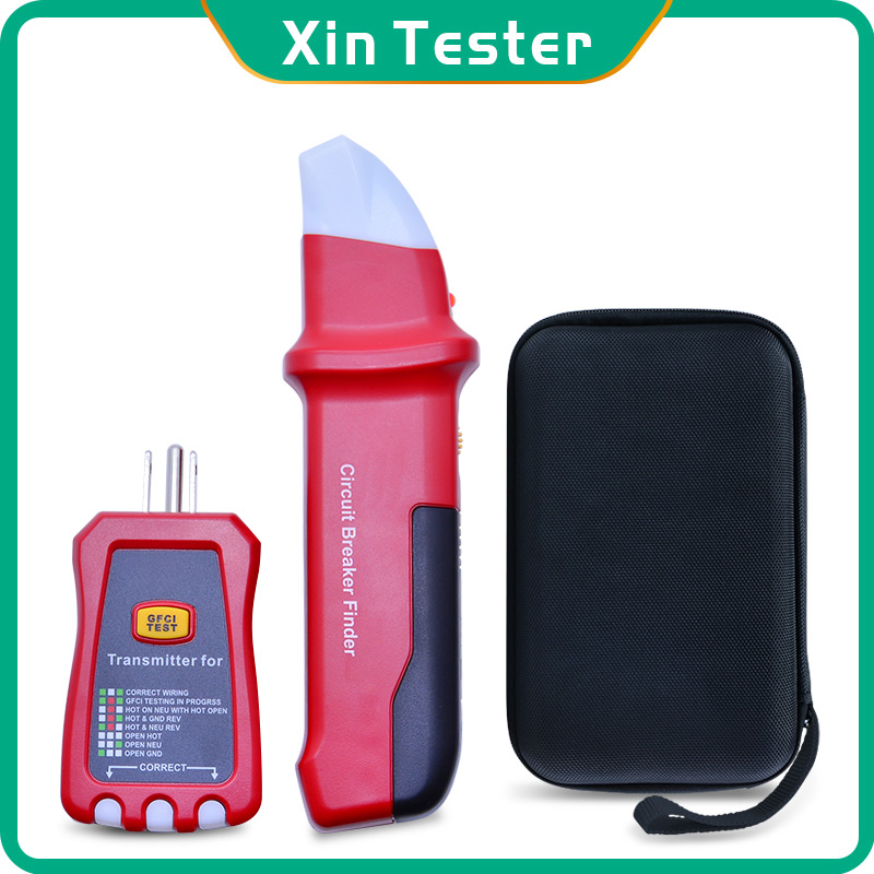 Circuit Breaker Finder - เครื่องทดสอบวงจรไฟฟ้าดิจิตอล Xin Tester พร้อมเครื่องตรวจหาเบรกเกอร์ + เครื่องทดสอบเต้ารับ