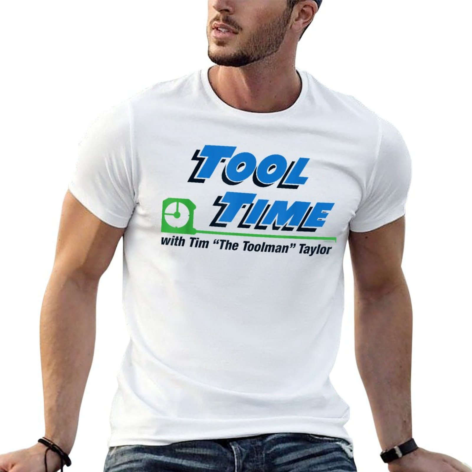Home Improvement Man - เสื้อยืดโฮมอิมพ์ปร์เม้นท์ทูล ทิม ไทม์ วิธ ทิม ไซส์ใหญ่
