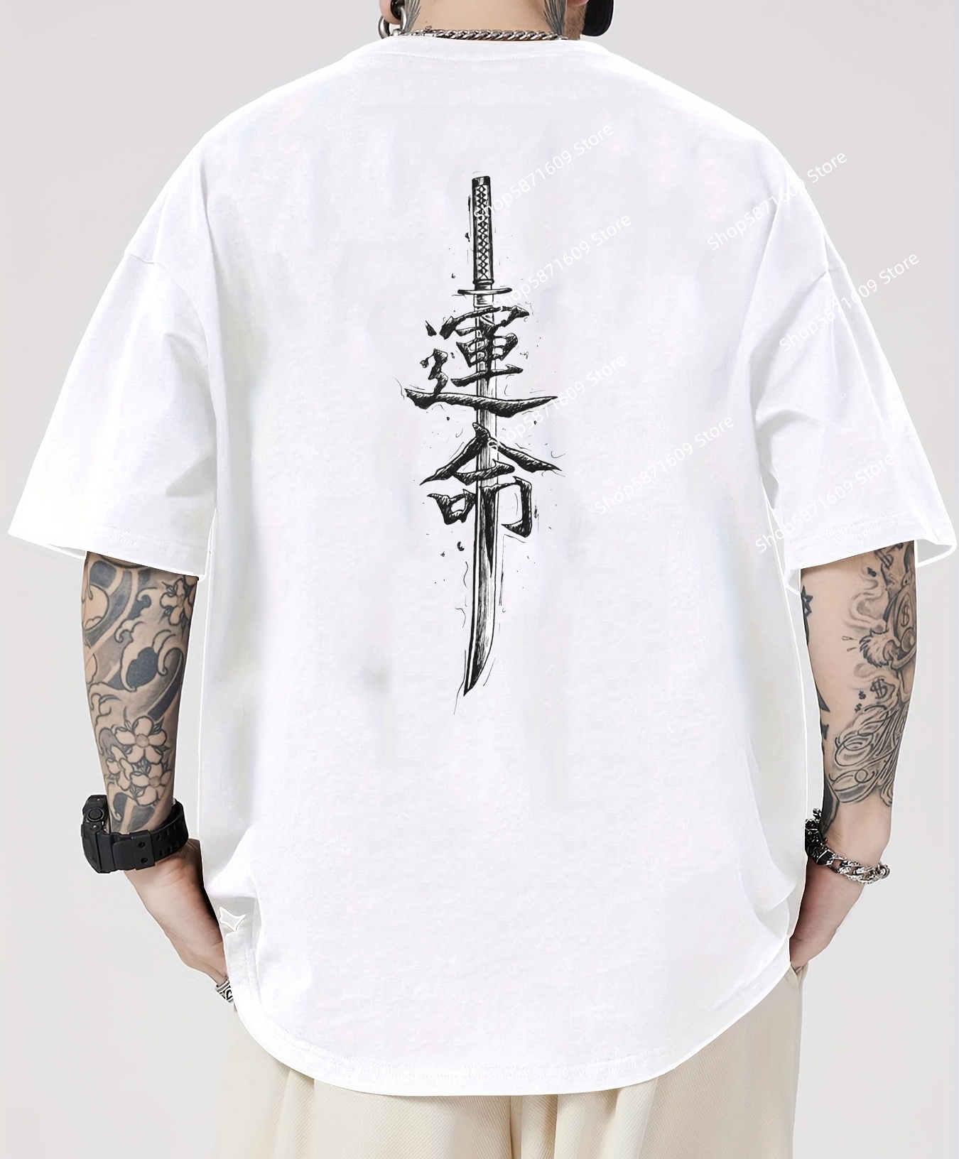 Home Improvement Man - เสื้อยืดแขนสั้นลายมีดซามูไรสำหรับผู้ชาย เสื้อแขนสั้นลำลองลายการปรับปรุงบ้าน
