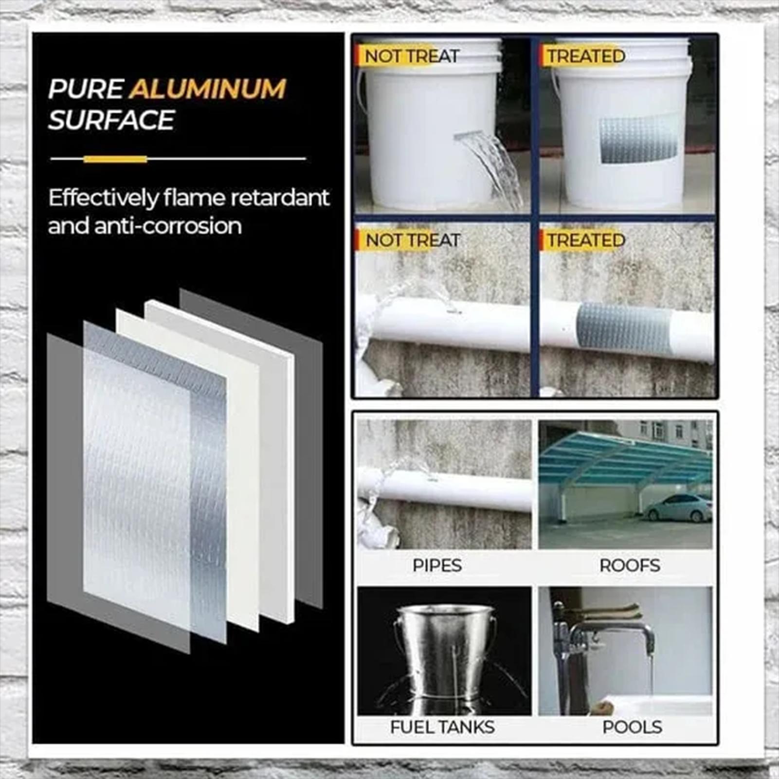 Roof Sealant Patch - เทปกันน้ำหนา 1.5 มม. แบบมีกาวในตัว ทนรังสียูวี สำหรับปิดผนึกท่อ