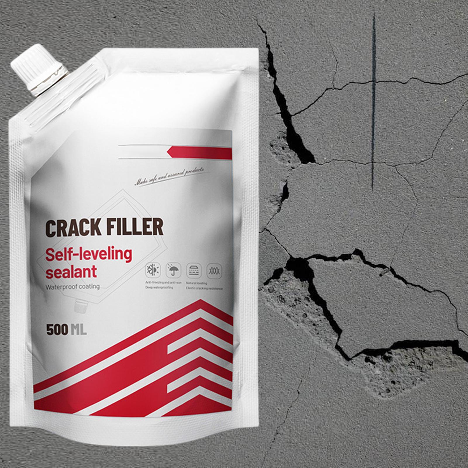 Roof Sealant Patch - น้ำยาอุดรอยแตกผนัง 500 มล. น้ำยาอุดรอยแตกร้าวแอสฟัลต์ น้ำยาซ่อมคอนกรีต น้ำยาอุดรอยแตกร้าวแอสฟัลต์
