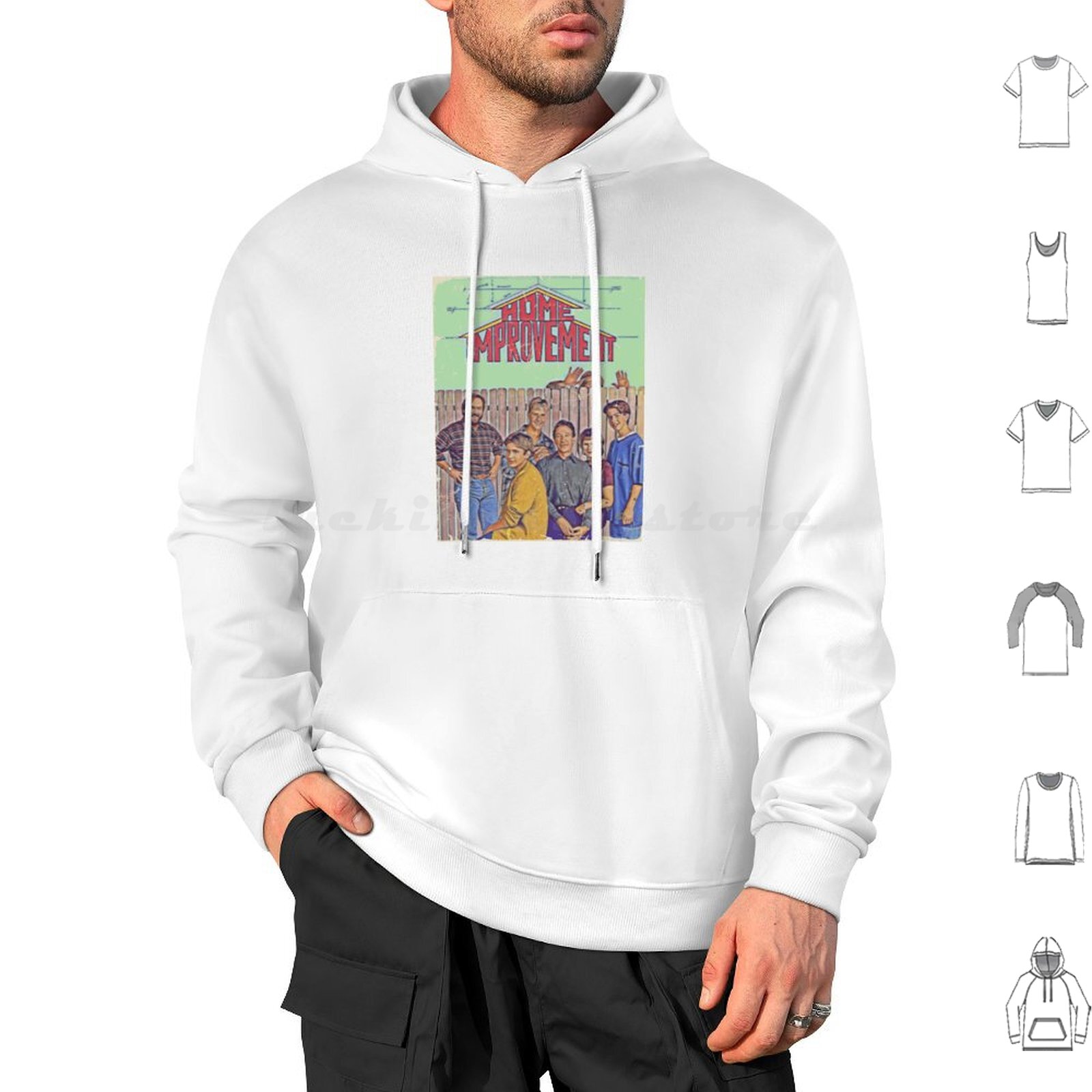 Home Improvement With Tim Allen - เสื้อฮู้ดแขนยาวลายแฟนอาร์ต Home Improvement ทิม อัลเลน คลาสสิก