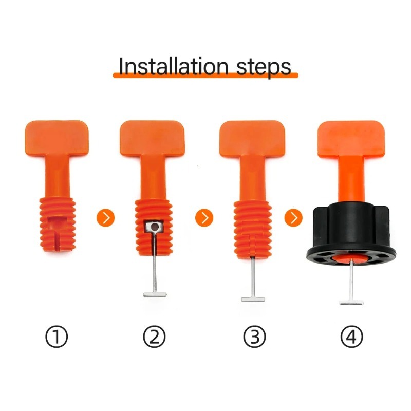 ชุดอุปกรณ์ปรับระดับกระเบื้องปู - Tile Leveling Clip บทวิจารณ์และราคา