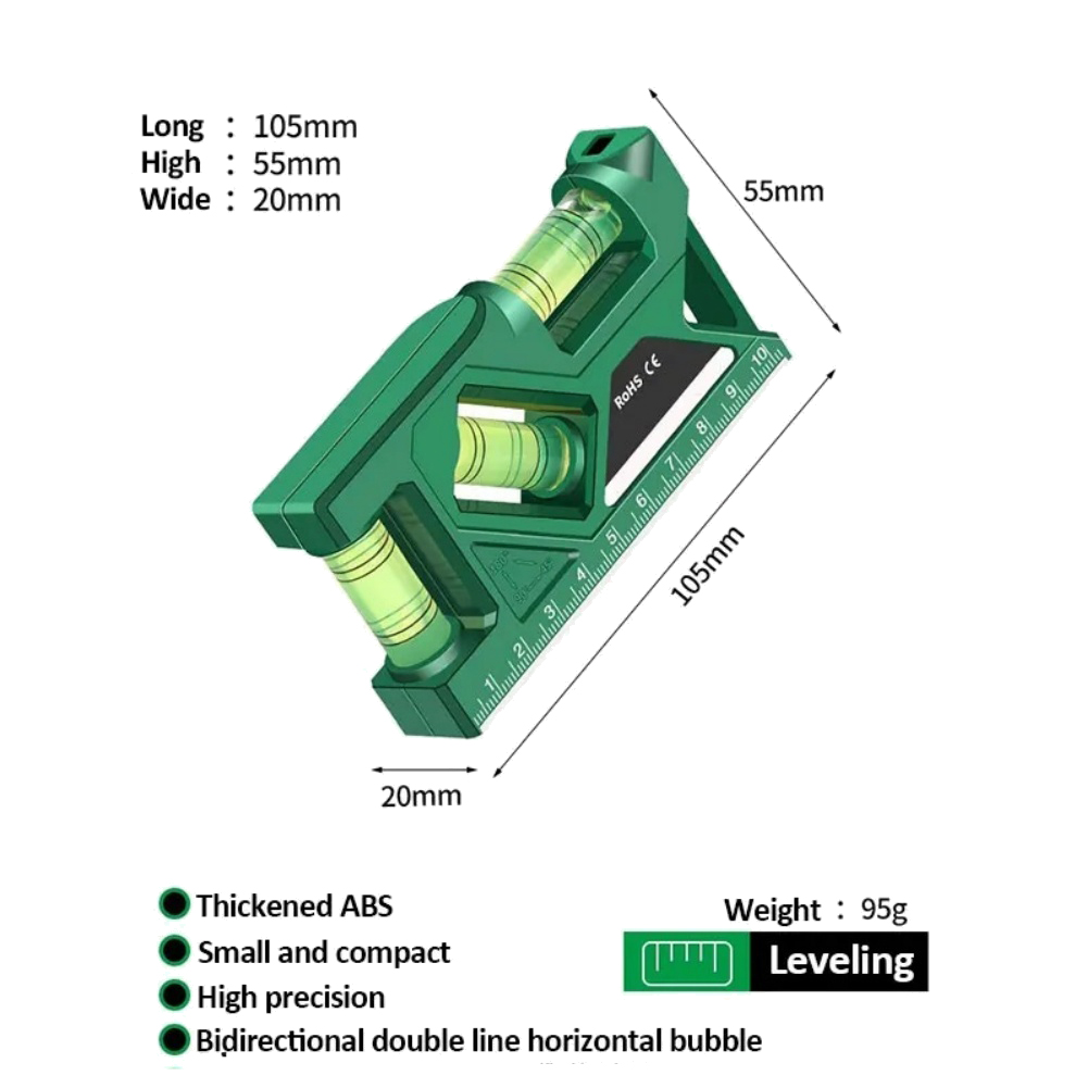 ระดับแม่เหล็กแบบพกพาพร้อมหลอดว - Home Improvement Jobs บทวิจารณ์และราคา
