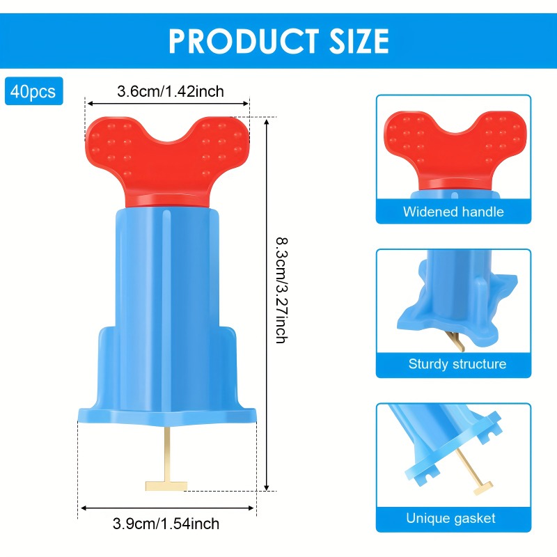 ชุดปรับระดับกระเบื้องแบบใหม่ 4 - Tile Leveling Clip บทวิจารณ์และราคา