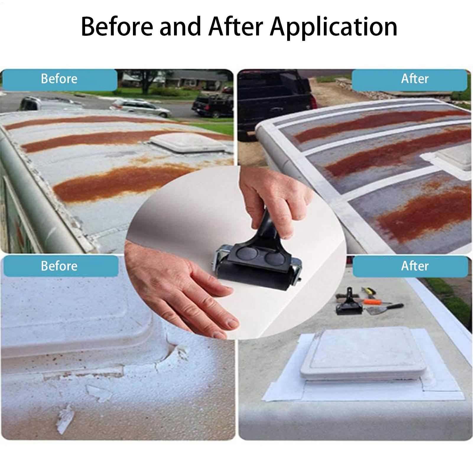 เทปซีลหลังคา RV กันน้ำ สำหรับร - Roof Sealant Patch บทวิจารณ์และราคา