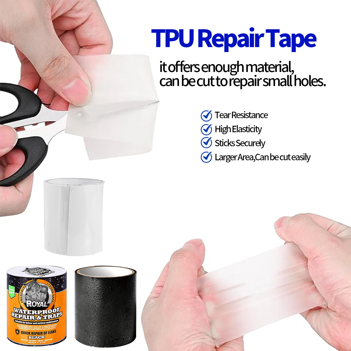 เทปกันน้ําสําหรับซ่อมแซมรอยรั่ - Roof Sealant Patch บทวิจารณ์และราคา
