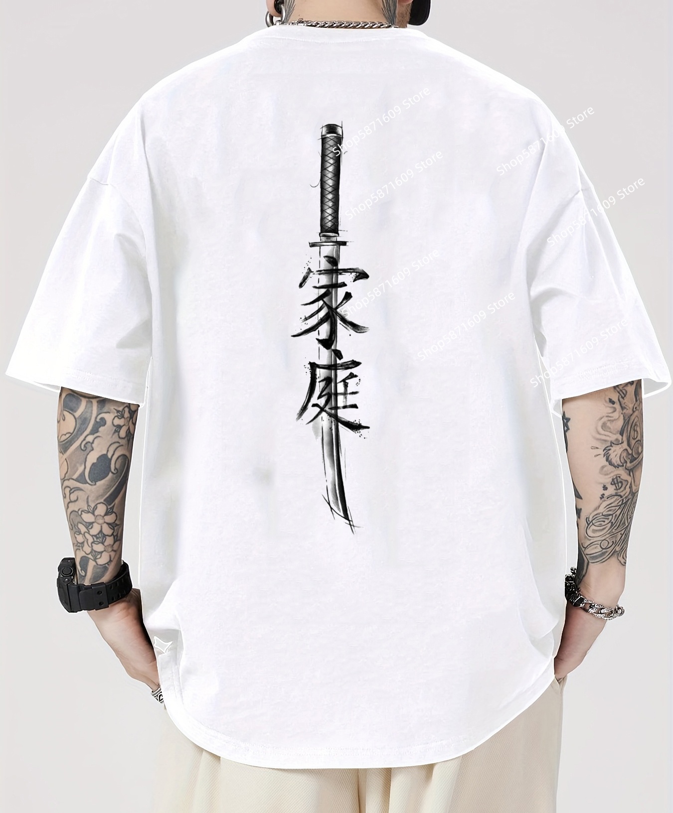 เสื้อยืดแขนสั้นลายมีดซามูไรสำห - Home Improvement Man บทวิจารณ์และราคา