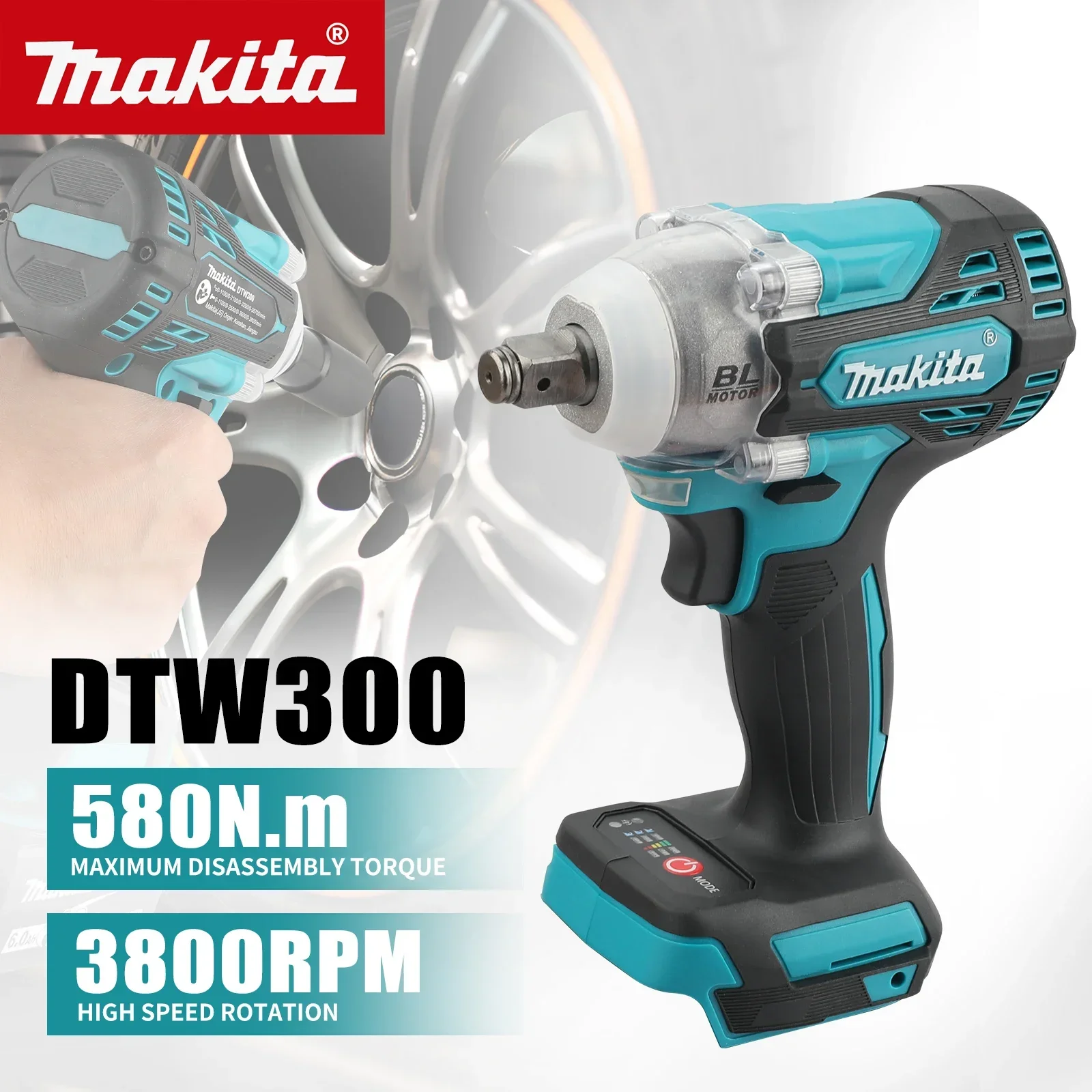 ชุดเครื่องมือ Makita 18V 2-in- - Makita Drill Dtw300 บทวิจารณ์และราคา