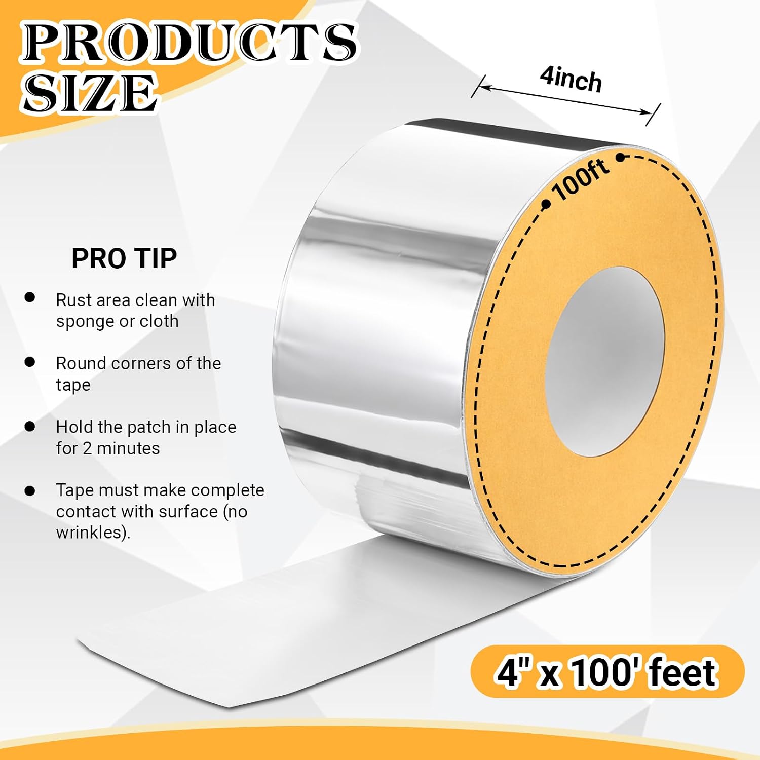 เทปบิวทิลขนาด 4 นิ้ว x 100 ฟุต - Roof Sealant Patch บทวิจารณ์และราคา
